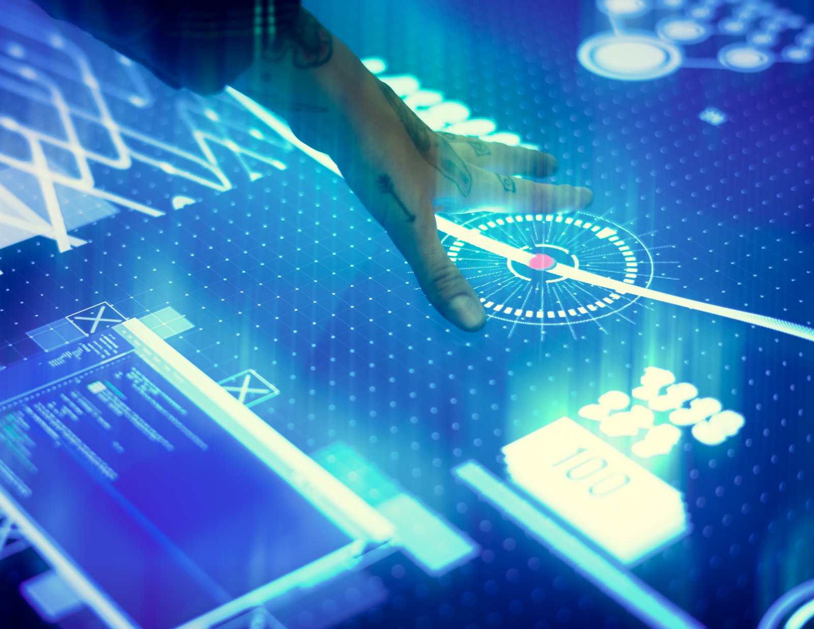 Team collaborating on software architecture